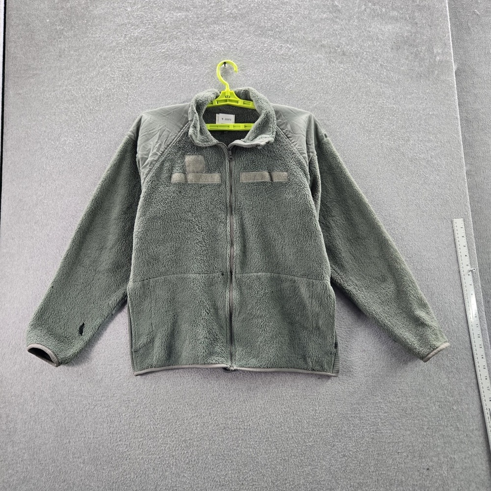 Army Men Jacket L Green Fleece Cold Weather Gen III Gorpcore READ